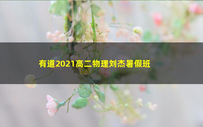 有道2021高二物理刘杰暑假班 