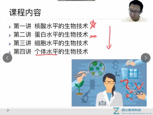 质心教育生物竞赛2020寒假生物技术喵喵老师 