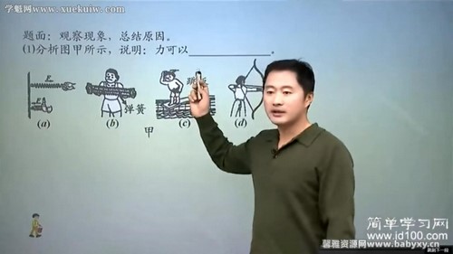 简单学习网初二物理满分冲刺下学期课程 