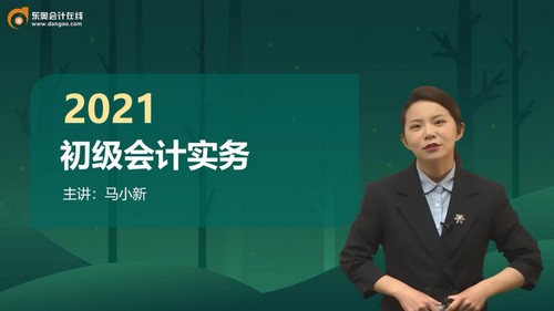 2021初级会计实务马小新导学先修班（12讲全）（3.13G高清视频）