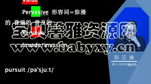 2021考研英语陈正康（11.5G高清视频）