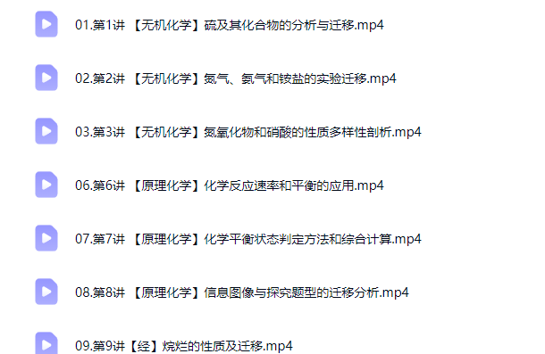 郑瑞 高中化学 2025-2026高二化学 二轮S春季班