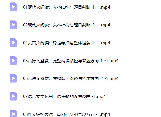国家玮 寒假高考语文真题方法底盘学习营（2018—2023）