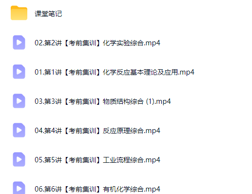李伟 2026高三 高考化学 密训班
