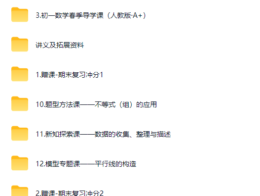 朱韬 初中数学 2025-2026初一数学 春上·人教版·A+