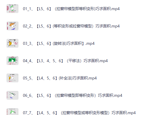 范老师思维提升 小学数学几何思维动画课 (900节)（夸克）