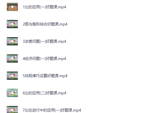 2025 小学数学 小升初 六年级数学培训s班好题课（夸克）