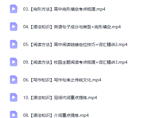 2027高中高一英语 顾斐 一轮暑假班