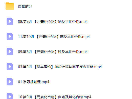 2027高三高考化学 缑振东 暑假班（S）