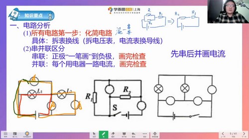 学而思培优2021春季初三物理自主招生A班（中考）