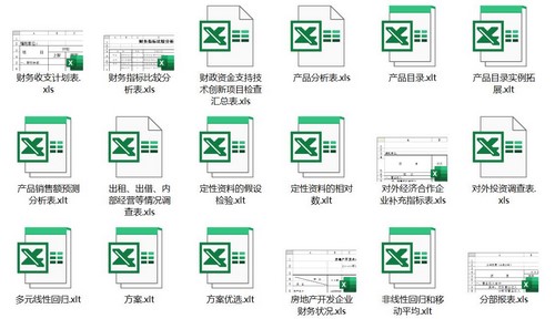 Excel市场营销模板