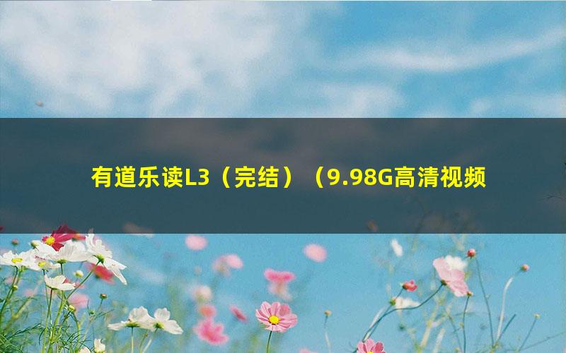 有道乐读L3（完结）（9.98G高清视频）