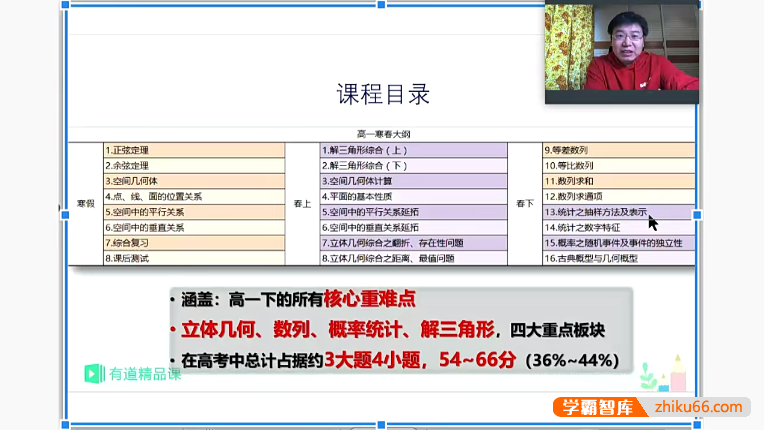 【郭化楠数学】郭化楠高一数学春季班-高中数学-第2张