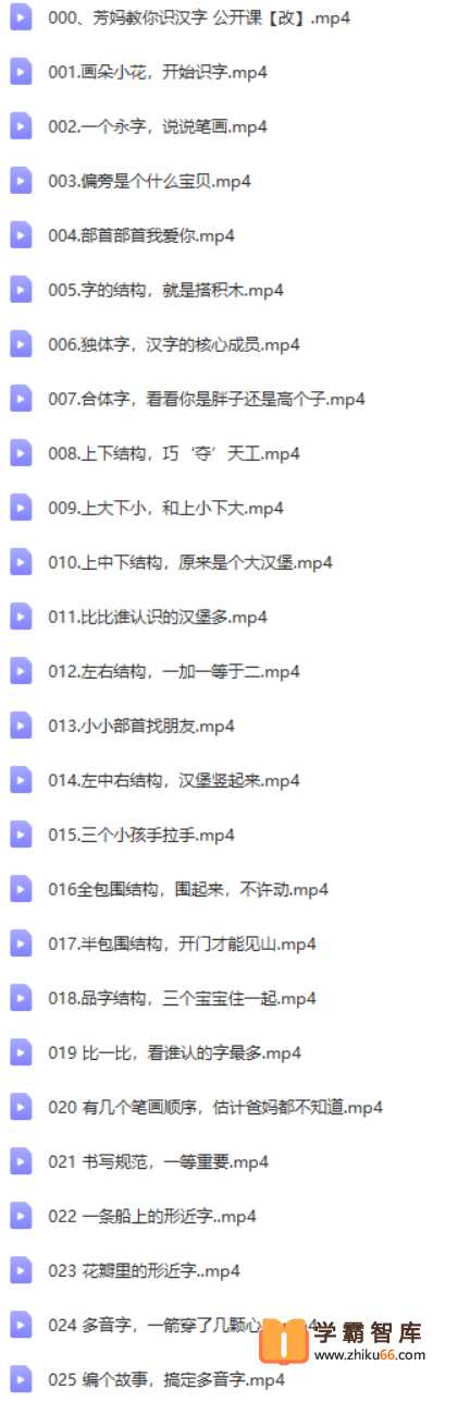 【好芳法课堂】芳妈教你识汉字（王芳老师教给孩子的识字技巧）-小学语文-第1张